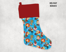Load image into Gallery viewer, XMAS STOCKINGS-HOLIDAY HEROES- PREORDER CLOSING 9/6