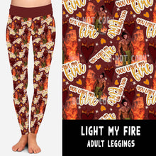 Load image into Gallery viewer, LUCKY IN LOVE-LIGHT MY FIRE LEGGINGS/JOGGERS PREORDER CLOSING 11/12