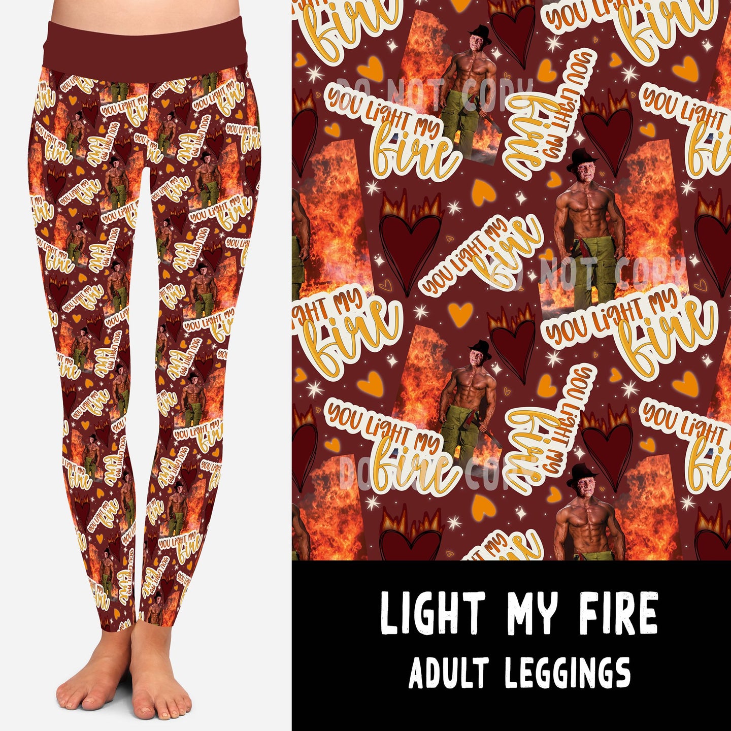 LUCKY IN LOVE-LIGHT MY FIRE LEGGINGS/JOGGERS PREORDER CLOSING 11/12