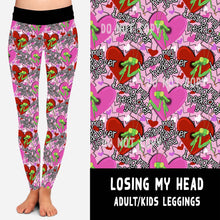 Load image into Gallery viewer, LUCKY IN LOVE-LOSING MY HEAD LEGGINGS/JOGGERS PREORDER CLOSING 11/12