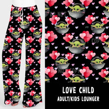 Load image into Gallery viewer, LUCKY IN LOVE-LOVE CHILD UNISEX ADULT/KIDS LOUNGER- PREORDER CLOSING 11/12