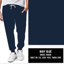 Load image into Gallery viewer, SOLIDS RUN-NAVY BLUE LEGGINGS/JOGGERS PREORDER CLOSING 10/25