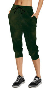 Color Collection OLIVE GREEN Full & Capri Joggers
