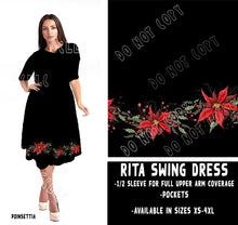 Load image into Gallery viewer, RITA SWING DRESS RUN-POINSETTIA PREORDER CLOSING 9/2