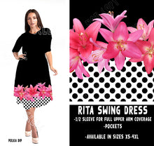 Load image into Gallery viewer, RITA SWING DRESS RUN-POLKA DIPPED PREORDER CLOSING 9/2