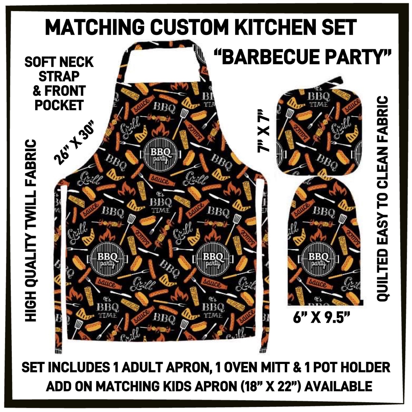 RTS - Barbecue Party Matching Kitchen Set