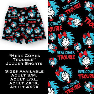 B108 - Here Comes Trouble Jogger Shorts