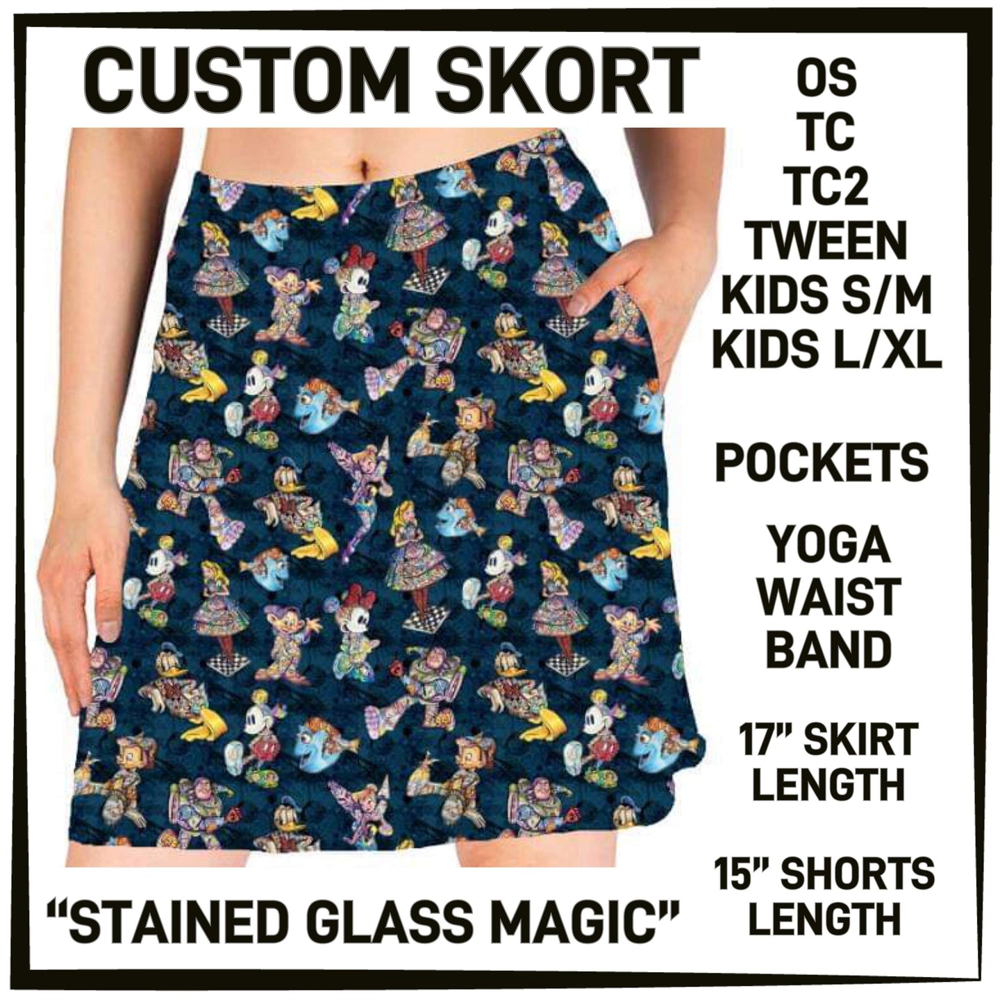 RTS - STAINED GLASS MAGIC SKORT