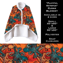 Load image into Gallery viewer, Playful Octopus Cloak Blanket