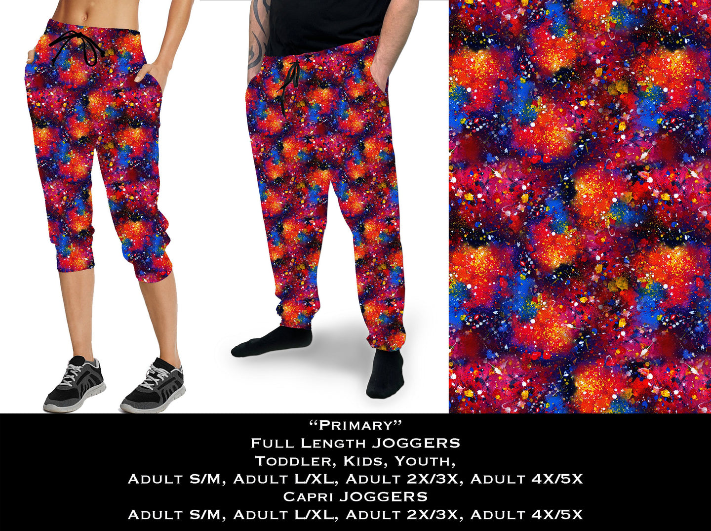 PRIMARY FULL & CAPRI LENGTH JOGGERS