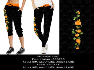 PUMPKIN VINE - FULL & CAPRI LENGTH JOGGERS