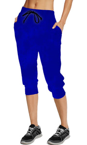 COLOR COLLECTION - ROYAL BLUE FULL & CAPRI LENGTH JOGGERS