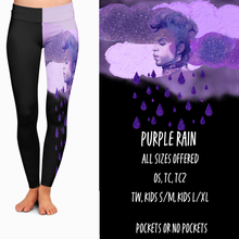 Load image into Gallery viewer, BATCH 64-PURPLE RAIN LEGGINGS/JOGGERS PREORDER CLOSING 2/5