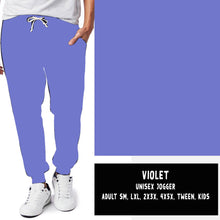 Load image into Gallery viewer, SOLIDS RUN-VIOLET LEGGINGS/JOGGERS PREORDER CLOSING 10/25