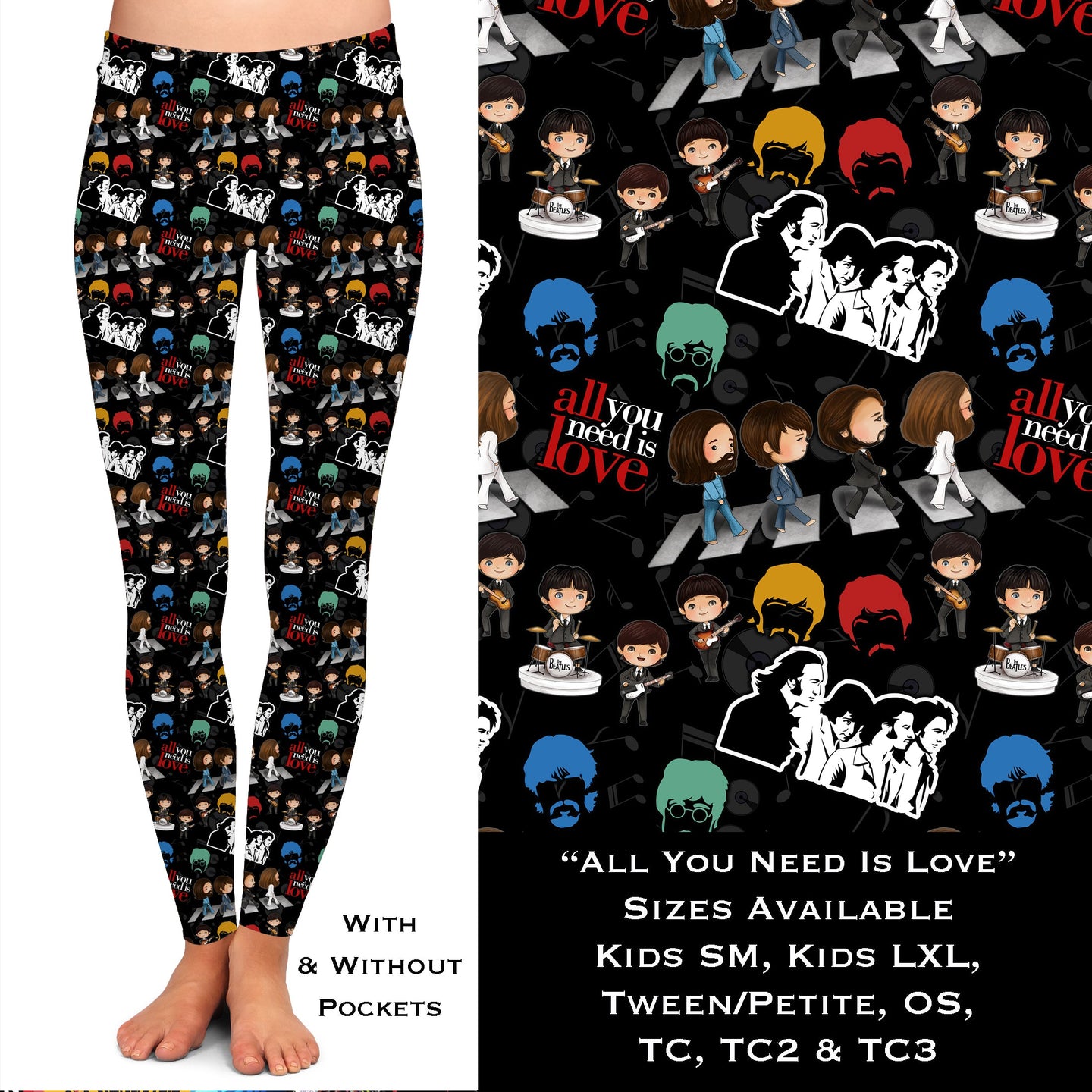 All You Need Is Love - Leggings & Capris
