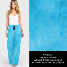 Load image into Gallery viewer, Color Collection - AQUA Lounge Pants