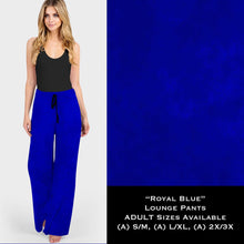 Load image into Gallery viewer, COLOR COLLECTION - ROYAL BLUE LOUNGE PANTS
