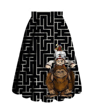 Load image into Gallery viewer, Maze Swing Skirt With Pockets - In Stock