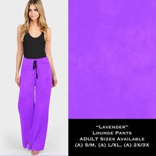 Load image into Gallery viewer, Color Collection LAVENDER Lounge Pants