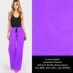 Color Collection LAVENDER Lounge Pants