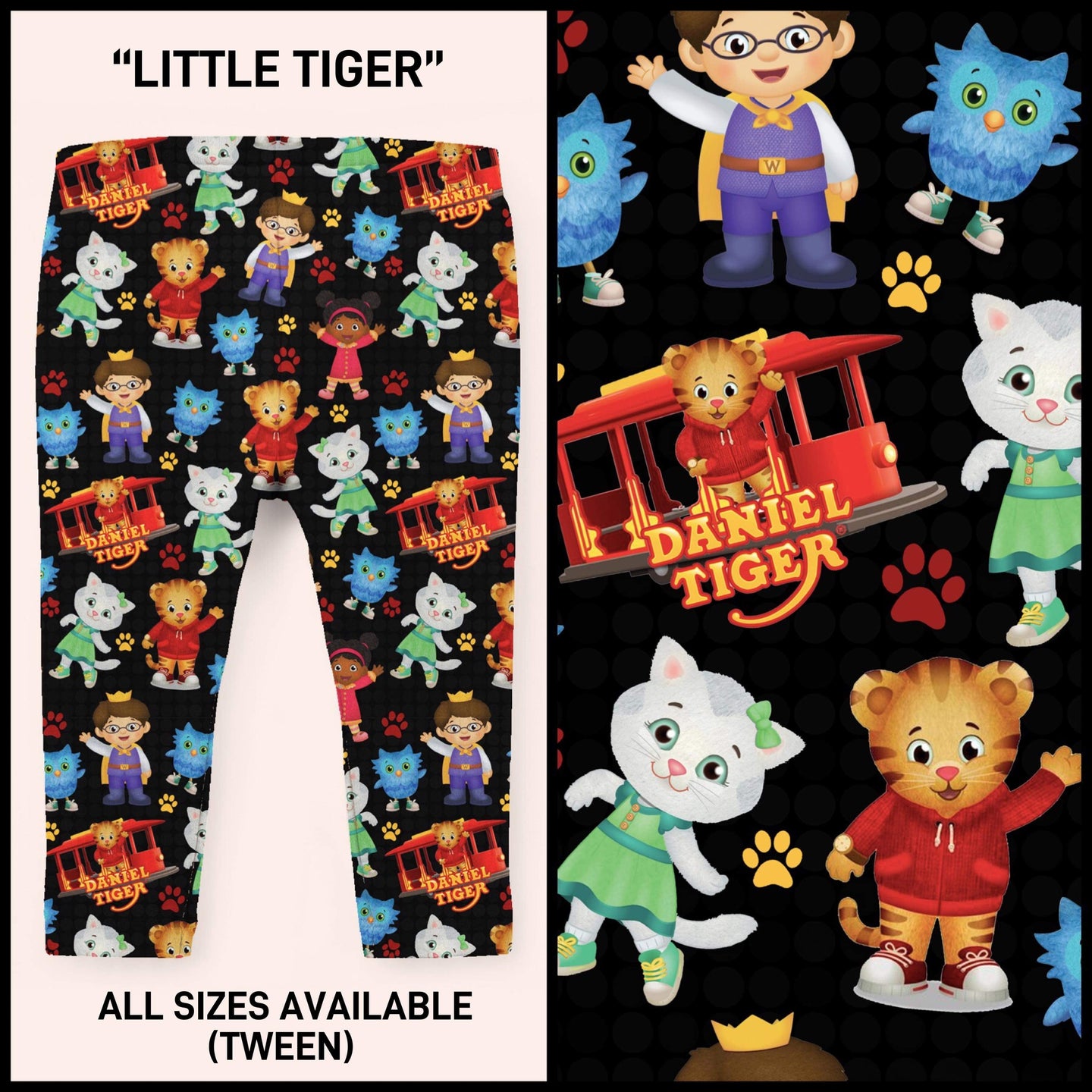 RTS - Little Tiger Leggings with Pockets