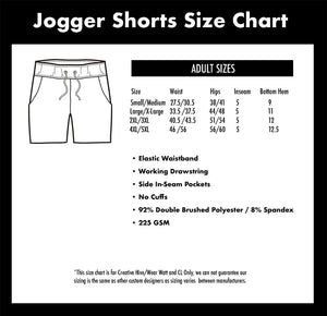 B108 - Zebra Jogger Shorts