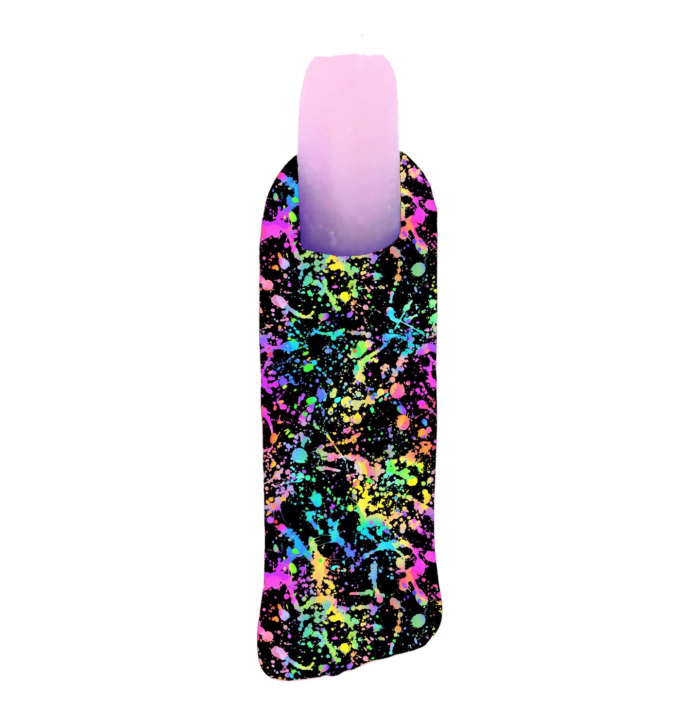 RTS - Neon Paint Splatter Ice Pop Holder