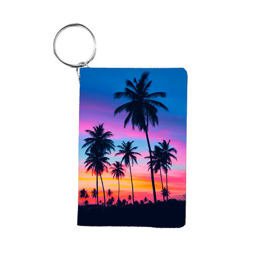 RTS - Sunset Palms Card Keychain