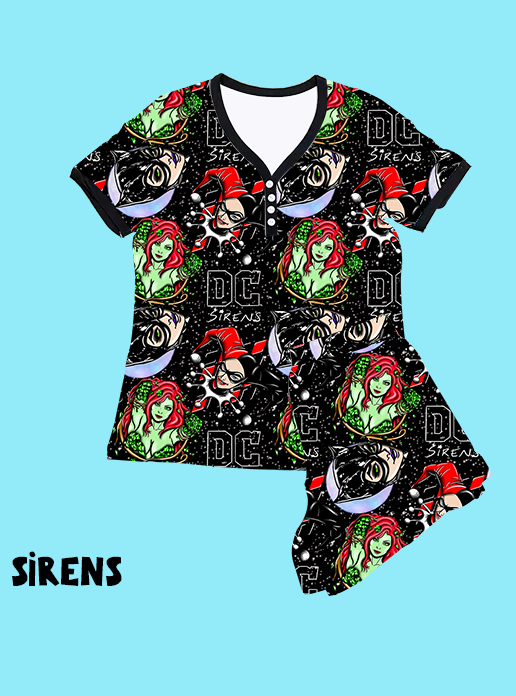 SHORTS PJ RUN- SIRENS- PREORDER CLOSING 5/9