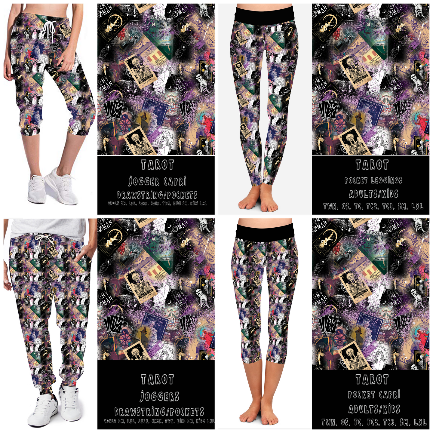 DARK TWISTED RUN-TAROT-LEGGING/JOGGER PREORDER CLOSING 3/25